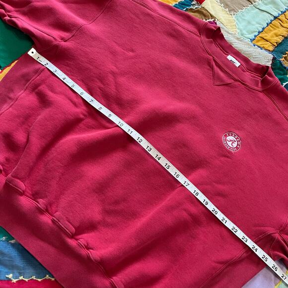 Vintage Nike X Alabama Crimson Tide Small Logo Red Thick Crewneck Medium - Picture 5 of 6